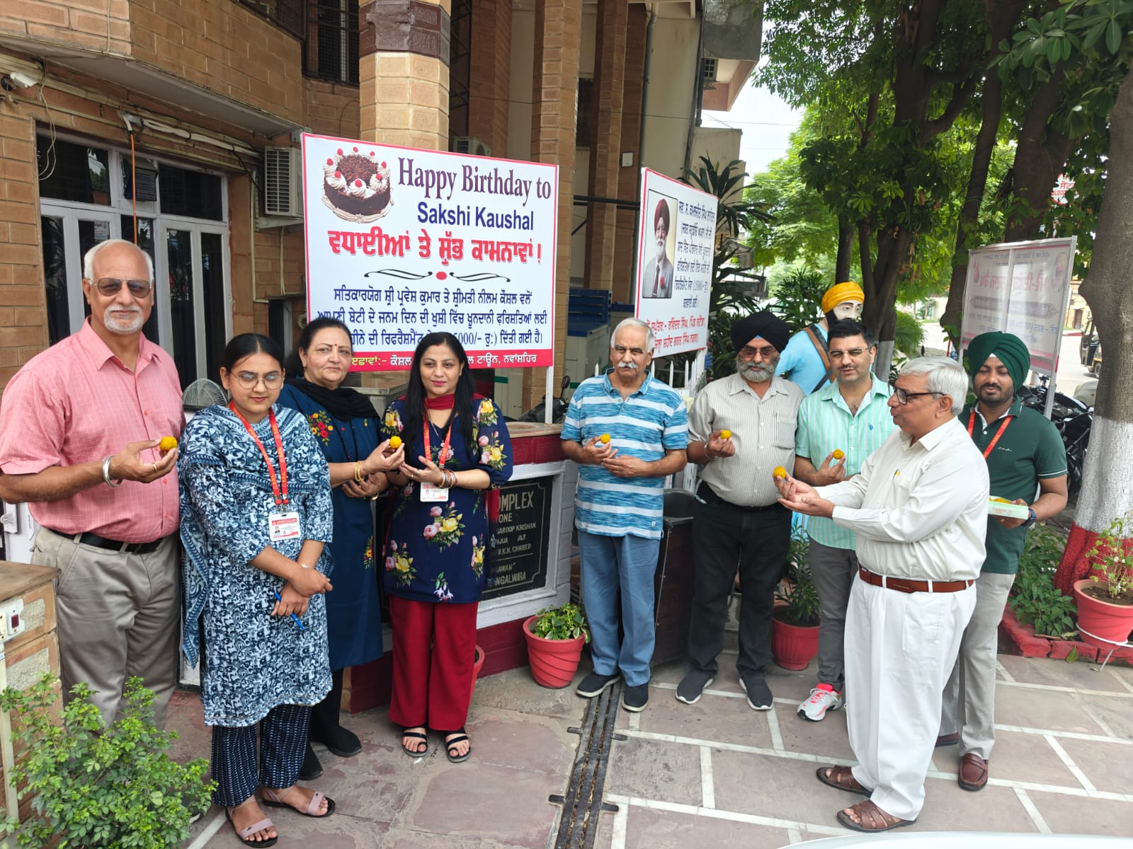 Daughter's birthday dedicated to social service